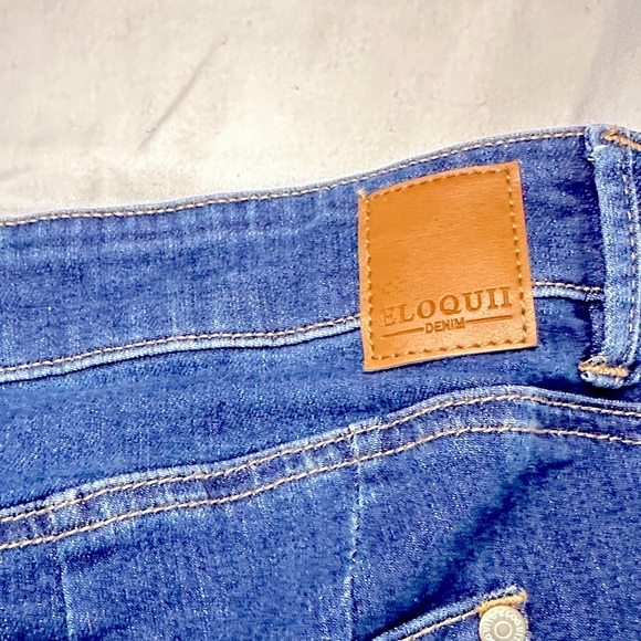 Elodie Women's Dark Blue Distressed Skinny Jeans - Picture 3 of 3